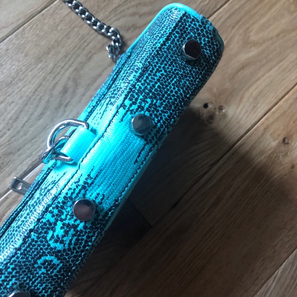 Rebecca Minkoff mini Mac cross body RARE snake - Picture 3 of 4
